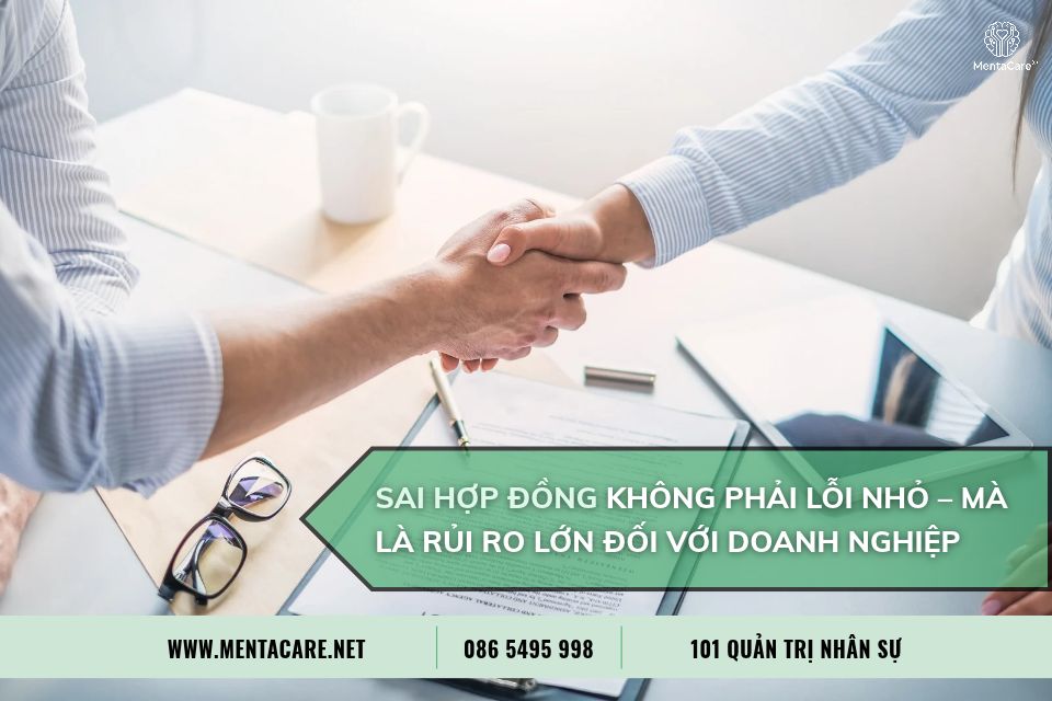 Sai hợp đồng không phải lỗi nhỏ – mà là rủi ro lớn đối với doanh nghiệp